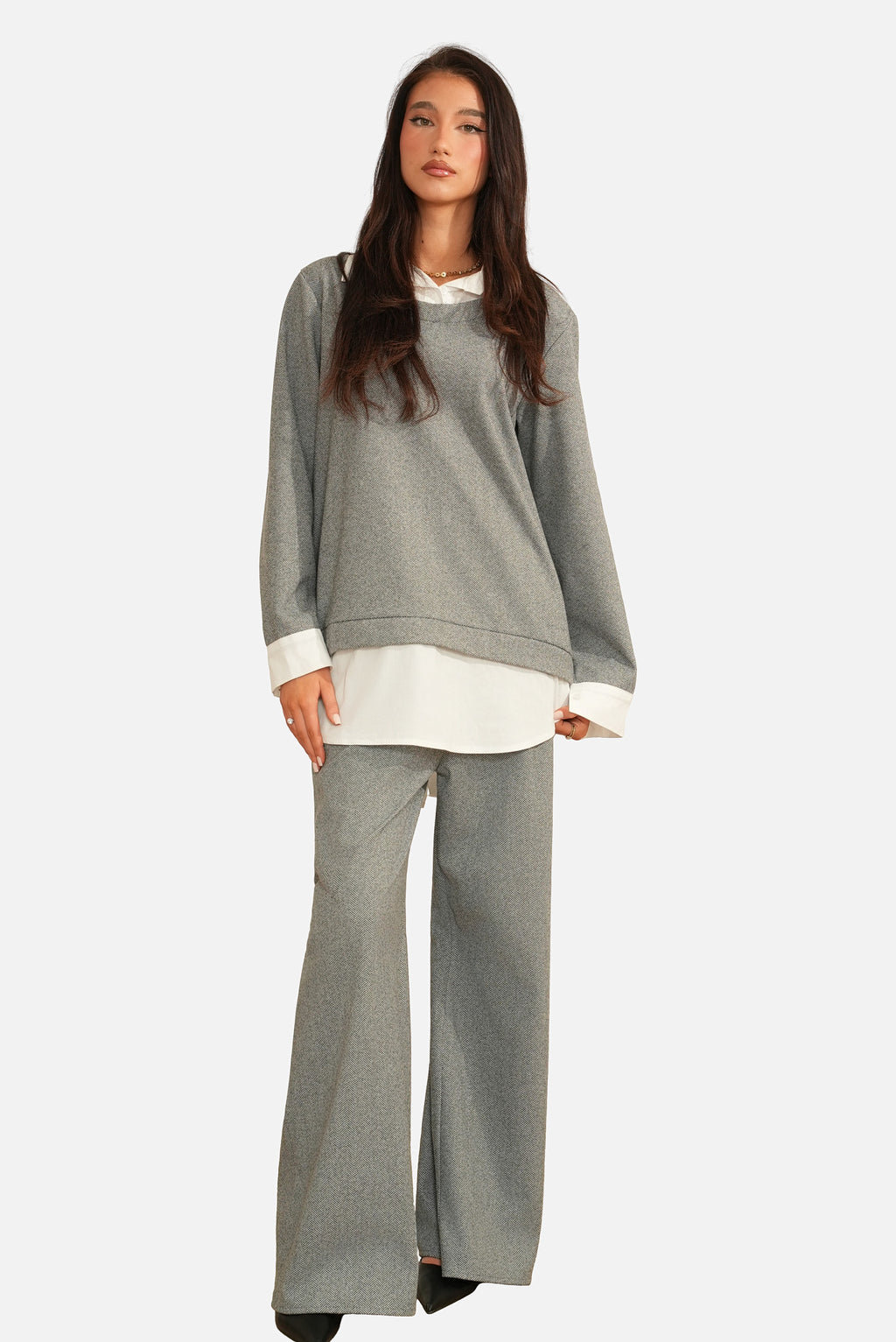 The Crossed Tailored Set