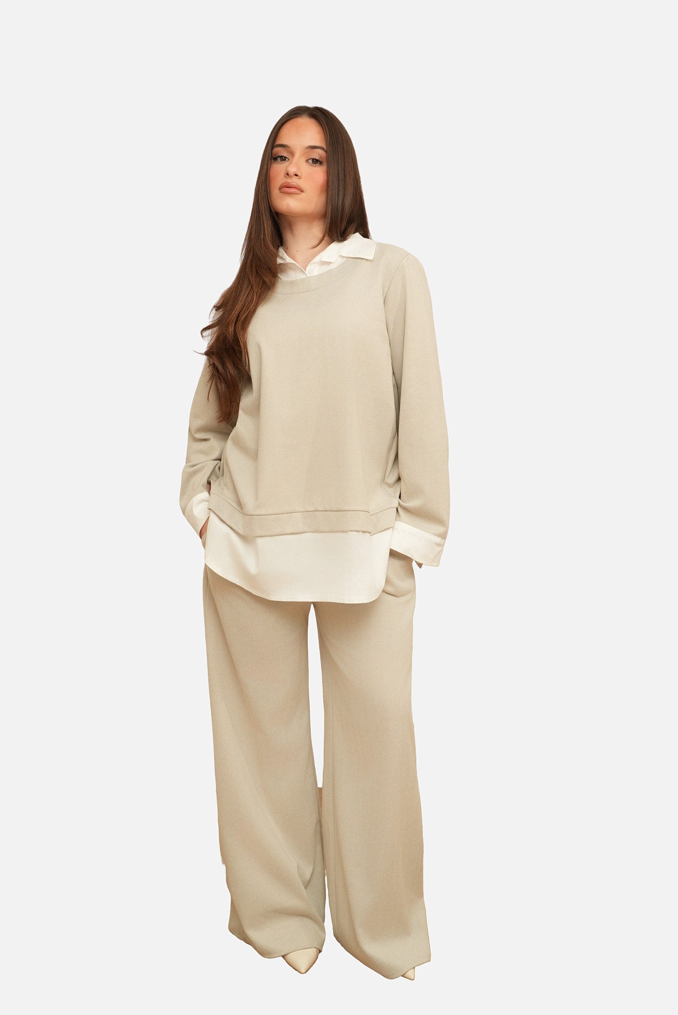 The Crossed Tailored Set