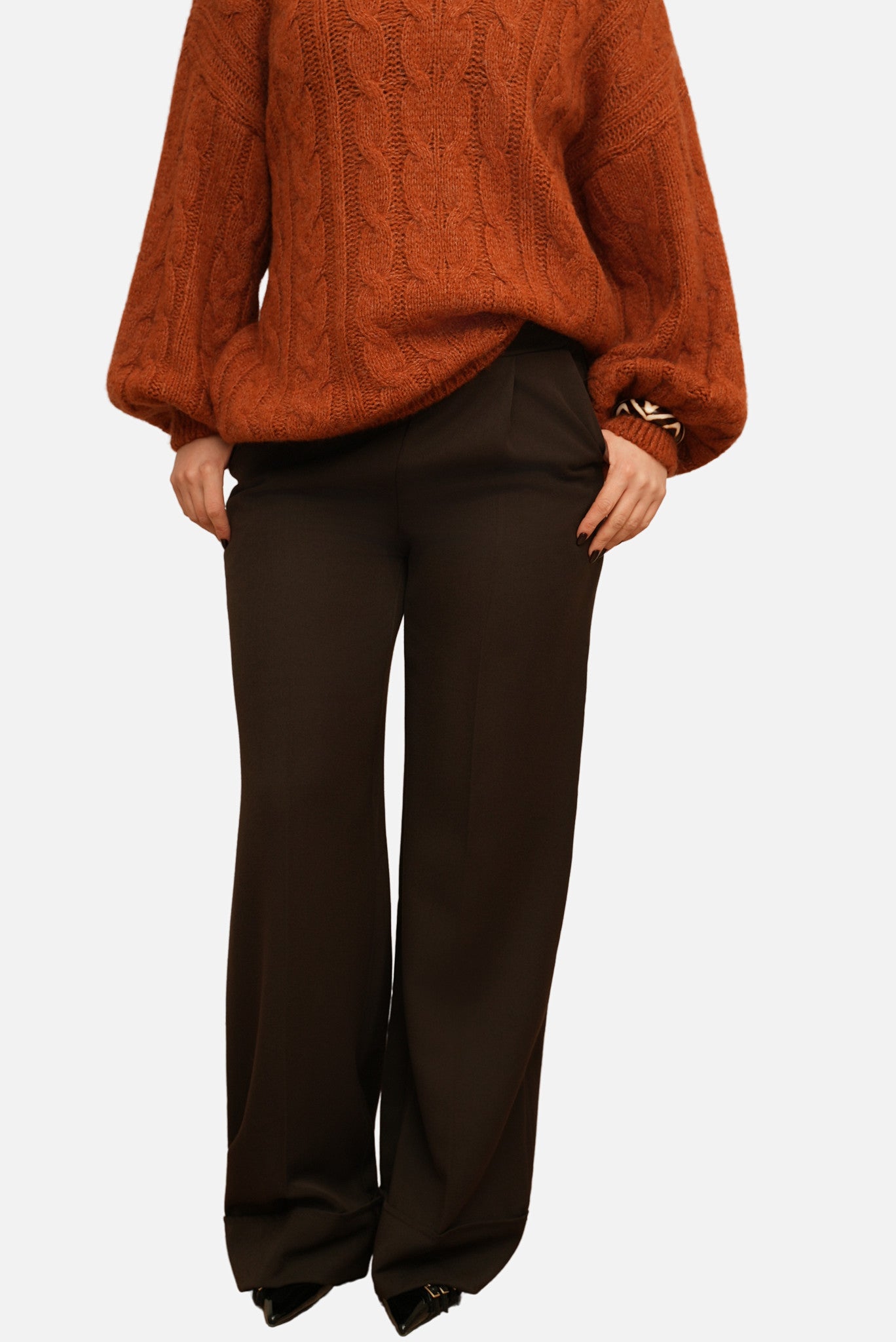 Tailored Straight-Leg Trousers