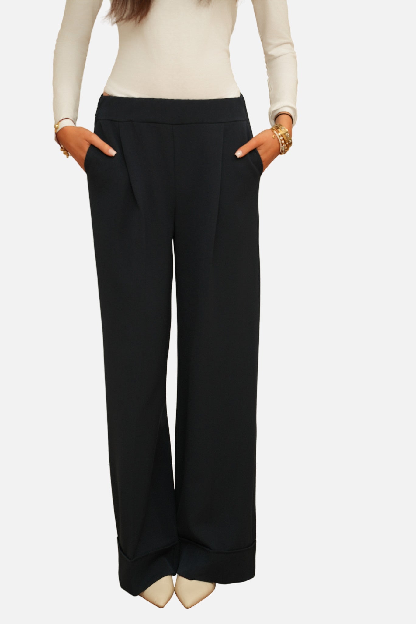 Tailored Straight-Leg Trousers