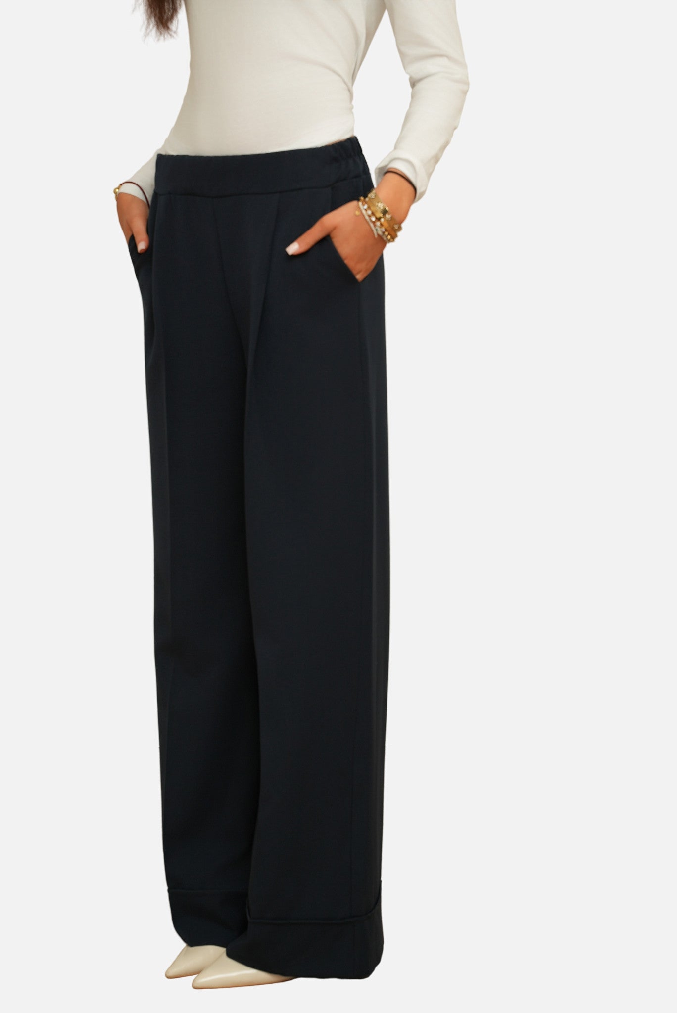 Tailored Straight-Leg Trousers