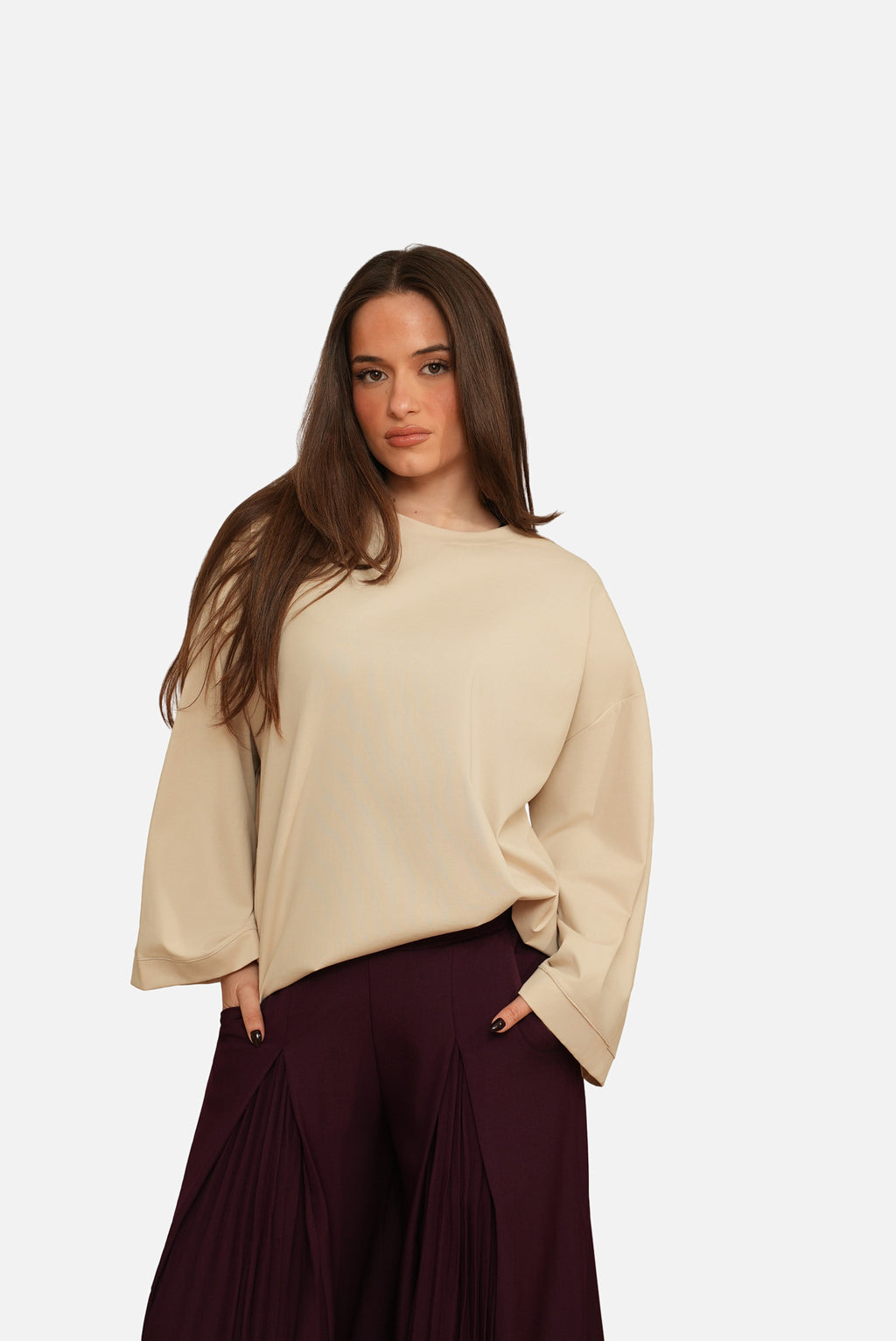 Essential Cotton Blend Top