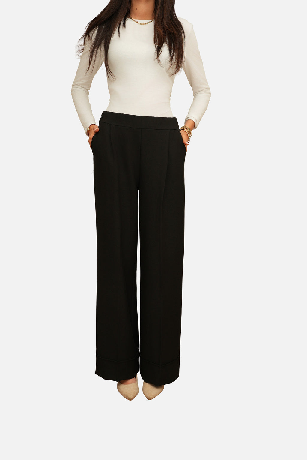 Tailored Straight-Leg Trousers